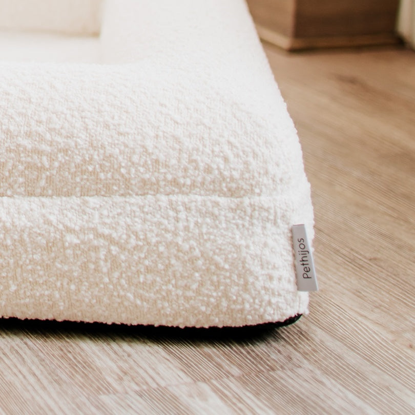 Pethijos Espana - Camas para perros ortopedicas viscoelasticas - detalle costura esquina