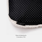 Pethijos Espana - Camas para perros ortopedicas viscoelasticas - modelo boucle blanca cremalleraykk base antideslizante