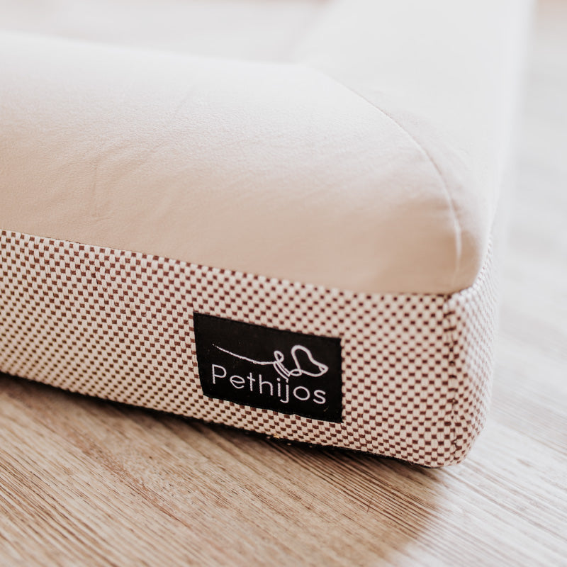 Pethijos Espana - Camas para perros ortopedicas viscoelasticas - detalle calidad de costura